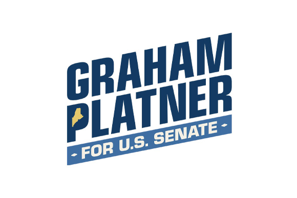 Graham Platner for U.S. Senate campaign logo by IBEW 1837